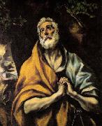 GRECO, El The Repentant Peter oil painting